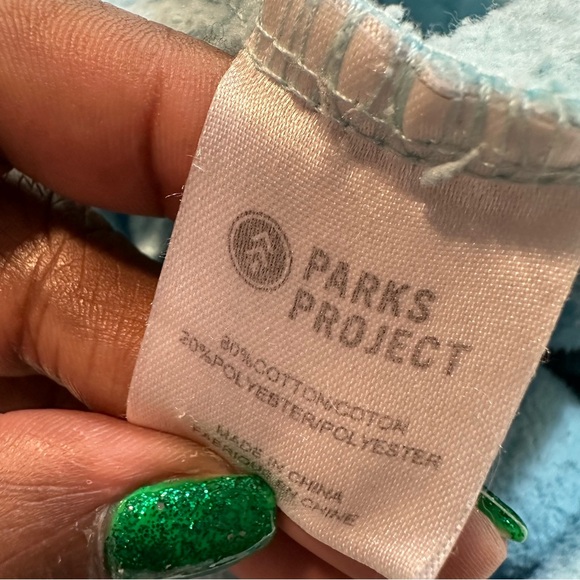 Parks Project x GLCO Big Sur Fleece Graphic Sweatpants Light Blue, Size XS - Picture 7 of 13